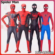 Spiderman Adult Costume Spider Man Panther Iron Cosplay Miles Morales Jumpsuit