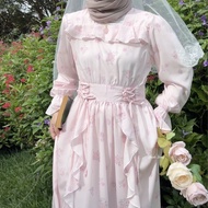 Himeka Vintage -Daisha Fairy Dress (Special Pattern) - Vintage Dress - Coquette Cottagecore Dress - 