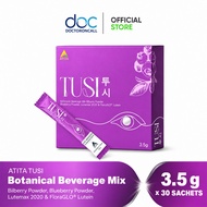 ATITA TUSI Eye Booster Botanical Beverage Mix – Bilberry & Blueberry Powder with Lutemax 2020 + Flor