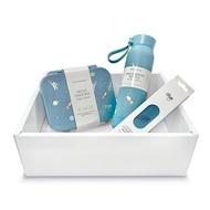 快速出貨【Citron】頂級餐具禮盒(矽膠提把保溫瓶+點心盒+餐具組)