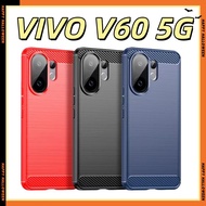 {With Electronic Invoice} Vivo V60 5G Carbon Fiber Shock-resistant Phone Case VIVO V60 5G Protective