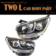 Perodua Axia SE 2014 Axia G Spec 2017 Head Lamp Lampu Depan Lampu besar