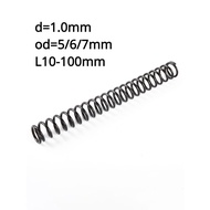 【KZS】compression spring SUS304  d1.0mm outer diameter 5/6/7mm length 10-100mm pressure spring