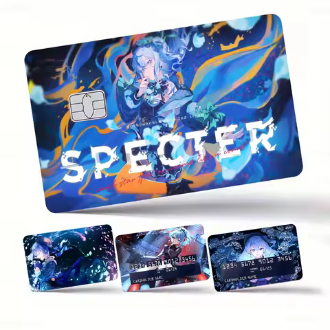 Hoshimachi Suisei Film Skin Sticker Tape for Bank Credit Debit Card Personalized Credit Card Protect