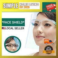 [ LOCAL SELLER] Face Shield Anti Virus Protection / Anti Fog Protect Face Cover / Transparent Face Shield * Glasses+Mask