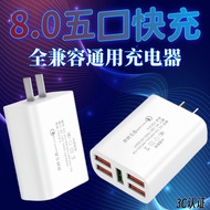 Penyesuai USB ugreen Multi-Port usb Charger Universal Android Suitable Huawei Xiaomi Fast Charging P