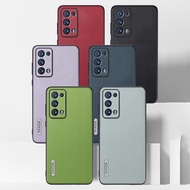 For OPPO Reno 6 / Reno 6 Pro 5G Luxury Texture Leather Case Shockproof Protector Cover