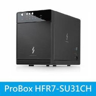 【附發票公司貨】Probox HFR7-SU31CH  USB 3.1 3.5/2.5吋 四層磁碟陣列硬碟外接盒
