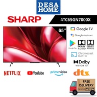 (FREE DELIVERY WITHIN KL/PJ) SHARP 4TC65GN7000X  65'' 4K UHD GOOGLE TV  65GN7000X / GN7000X