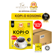 [Carton] Kluang Coffee Cap Televisyen Kopi-O Kosong | 10gm x 20 sachets x 20packets - by Food Affinity