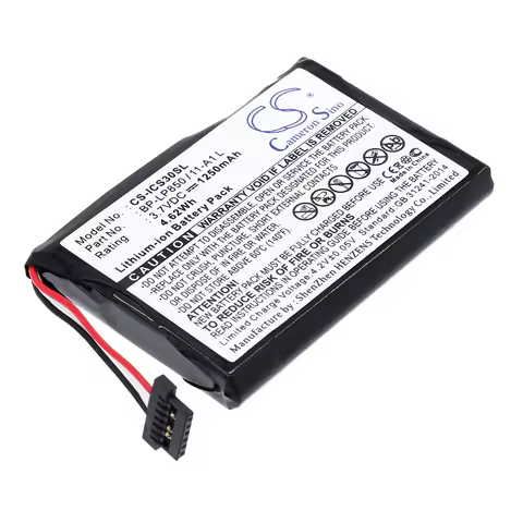 Cameron Sino 3.7V 1250mAh GPS, Navigator Battery BP-LP850/11-A1 L for NAVMAN S30, S50, S70, S80, S90