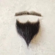 Simulation Beard Fake Beard Scholar Grandpa Fake Beard cos Antique General Invisible Official Offici