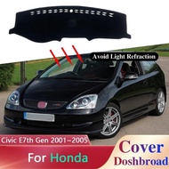 Dashboard Cover for Honda Civic Ferio EM1 2 ES1 EP2 3 EU1 7th Gen 2001~2005 Car Dash Board Anti-UV S