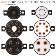 CMC Bakelite PTFE Vacuum Tube Sockets Bases 4pin 8pin 9pin For 2A3 300B KT88 EL34 12AX7 ECC81 ECC82