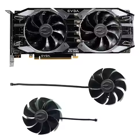 For EVGA RTX 2060 2070 2080 Super RTX 2070 2080Ti Black Edition Gaming Graphics Card FanPLA09215S12H