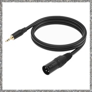 [feidan33.ph] 3.5mm to XLR Cable Adapter Balanced 1/8 Inch Mini Jack TRS Stereo to 3Pin XLR Male Mic