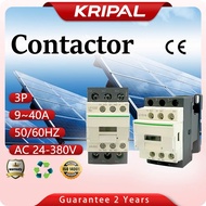 Contactor 220v AC Three-pole contactor 3P 3 Phase 3-Pole 50/60Hz LC1D25 LC1D32 LC1D38 Coil Voltage 2