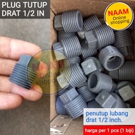 1/2" Faucet Thread Cap Plug - 1/2 IN Thread Hole Cover - 1/2 INCH Thread Hole Cover Plug - Plug in