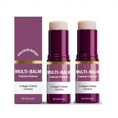 1/2/3PCS Calcium Volume Multi Balm Stick,Collagen Moisturing Stick Face Cream Anti Wrinkle Hydrating