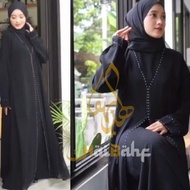 Promo Abaya Gamis Turkey Maxi Dress Hitam Abaya Arab Saudi Sifon