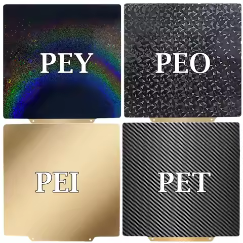 PEI Sheet 184/235/257/310x310 Bambulab PET Magnetic Build Plate Creality K1 Max Spring Steel Sheet M