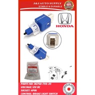 36750-TY0-J11 ORIGINAL BRAKE SWITCH 4PIN 12V FOR USE ON: HONDA HRV, JAZZ T5A, ODYSSEY,ACCORD