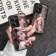 For Realme14 5G Curly Princess Tempered Glass Cover Cover For Realme 14X 14Pro Realme14pro+ 14(5G) 2