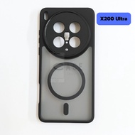 เคส Vivo X200 Pro / X200 Ultra / X200 FE / X300 Pro เคสแม่เหล็ก กันกระแทก ฝาหลังแข็ง Frosted Case