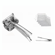 (VEPF) Real Stainless Steel Lemon Squeezer Manual Squeeze Juice Hand Press Heavy Duty Extractor Make