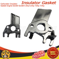 Gx168 Gx160 Carburetor Insulator Gasket Engine  5.5hp 6.5hp 7.0hp 7.5hp