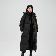 95 Percent White Goose Down Long Jacket Extra Large