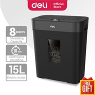 Deli Automatic Paper Shredder Machine Cutter Office Supplies (15L) Black ET023