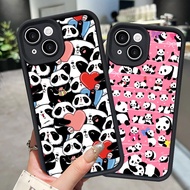 H-54 Cute Panda Casing for Xiaomi Redmi Note 8 10C 11 9C 14C 13C 7 Pro