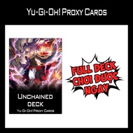 Yugioh - Unchained Deck - 1-Sided Print (60 Cards)