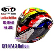 Limited Wsition KYT NFJ 3 Nation Malaysia Singapore No Bike No Life