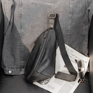 📿 New Dumpling Bag Men's Chest Bag Fashionable Bag Crossbody Bag Korean Style Messenger Bag Casual Small Chest Bag Shoulder Bag Men's Bag