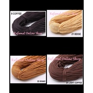BENANG TALI PP CHINA 3 MM {200 GRAM} (COLOUR OPTION : BROWN) BENANG KAIT CROCHET