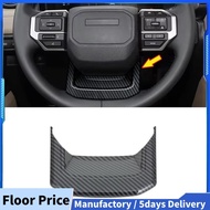For   250 Prado LC250 2024 Car Steering Wheel Trim Cover Decoration Interior Accessories Carbon Fibe