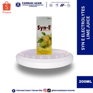 SYN E ELECTROLYTES  LIME & ORANGE JUICE 200ML