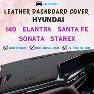Hyundai Leather Dashboard Cover Dashmat Sonata Elantra i40 Santa Fe Starex H1