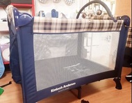 【Kinloch Anderson 金安德森】雙層嬰幼兒遊戲睡床 嬰兒床 可折疊收納