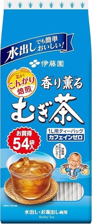 【伊藤園】大麥茶茶包| 54袋入| 原裝日本| 4901085617786 新舊包裝隨機出 (賞味期限：2027.09.30)