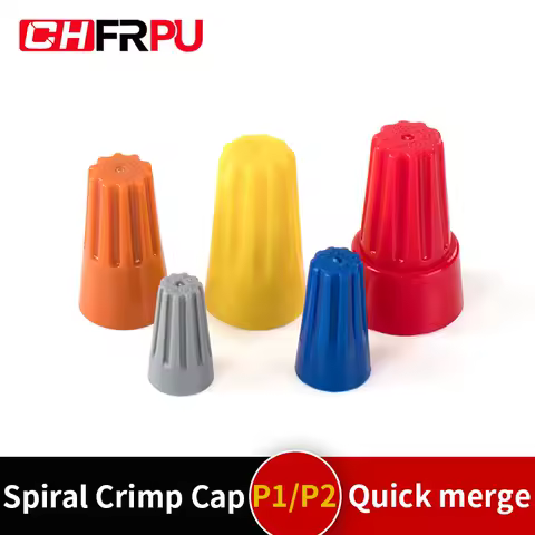 Wiring spiral crimping cap P1 P2 P3 P4 P6 100pcs/bag Terminals connectors set Cable closed line cap 