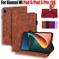 Xiaomi Pad 5 Pad6 6 Pro 11.0" 2023 Mi Pad 4 Plus 10.1inch Tablet Case Tablet Wallet Pen Slot 3D Mandala Style Leather Stand Flip Cover Pad4 8.0" Pad5 Pro 5G
