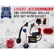 24V UNIVERSIAL BALLAS BOX SET WITH SOCKET