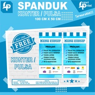 CREDIT COUNTER BANNER BUY 1 GET 1 FREE/ CREDIT SELLING BANNER/ CREDIT SELLING BANNER/ LESTARI PRINT/