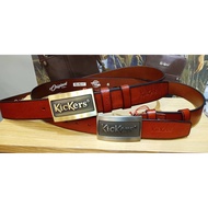 Kickers Light Brown Leather Belt (45mm) | FOR WEST