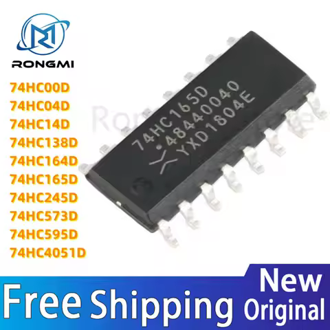 10Pcs New 74HC00D 74HC04D 74HC14D 74HC138D 74HC164D 74HC165D 74HC245D 74HC573D 74HC595D 74HC4051D IC