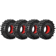 4ชิ้นยางซิลิโคนแทรกสำหรับ106-108มม. 1.9 "ยางสำหรับ1/10 RC Trx4 Trx4m D12ติดตามยานพาหนะแกน Scx10 D90