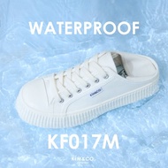 Kim&Co. (KF017M) รองเท้าผ้าใบแฟชั่นผู้ชาย มินิมอล พื้นนุ่มใส่สบายไม่เมื่อยเท้า บิดงอได้ 180 องศา